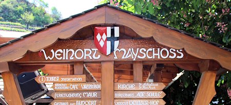 Mayschoß - auf dem Weg vom Gästehaus nach Altenahr