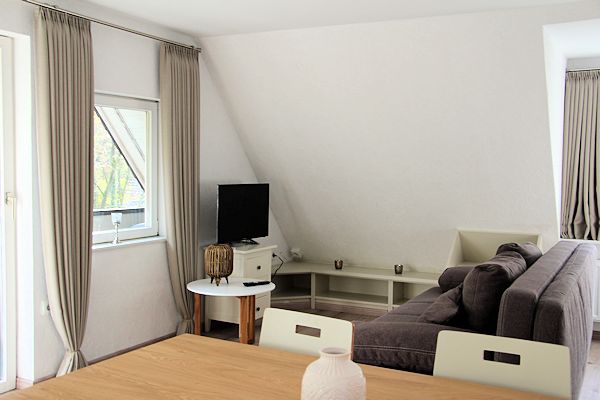 Wohnbereich mit Waldblick