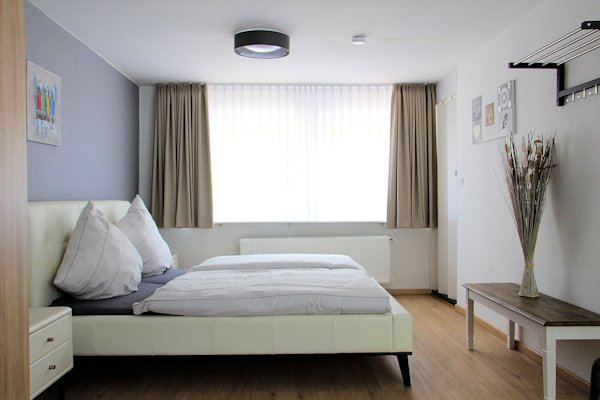 Schlafbereich mit Futonbett